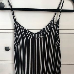 Who What Wear Midi Striped Dress